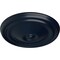 Ekena Millwork Reece Ceiling Medallion (Fits Canopies up to 2 3/8"), Hand-Painted Midnight Dream, 12"OD x 1 3/4"P CM12REMDF - alternate 3